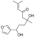 9-(3-Furanyl)-6,9-dihydroxy-2,6-dimethyl-2-nonen-4-one Struktur