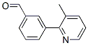 3-(3-Methylpyridin-2-yl)benzaldehyde Struktur