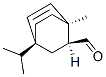 (1alpha,2alpha,4beta)-4-isopropyl-1-methylbicyclo[2.2.2]oct-5-ene-2-carbaldehyde Struktur