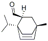 (1alpha,2alpha,4beta)-1-isopropyl-4-methylbicyclo[2.2.2]oct-5-ene-2-carbaldehyde Struktur