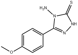 4-AMINO-5-(4-METHOXY-PHENYL)-4H-[1,2,4]TRIAZOLE-3-THIOL Struktur