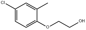 2-(4-chloro-2-methyl-phenoxy)ethanol Struktur