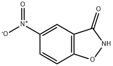 1,2-BENZISOXAZOL-3(2H)-ONE, 5-NITRO- Struktur