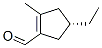 1-Cyclopentene-1-carboxaldehyde, 4-ethyl-2-methyl-, (4S)- (9CI) Struktur