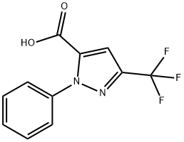 1-phenyl-3-(trifluoroMethyl)-1H-pyrazole-5-carboxylic acid Struktur