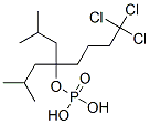 Phosphoric acid bis(2-methylpropyl)5,5,5-trichloropentyl ester Struktur