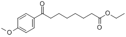 ETHYL 8-(4-METHOXYPHENYL)-8-OXOOCTANOATE Struktur