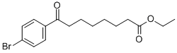 ETHYL 8-(4-BROMOPHENYL)-8-OXOOCTANOATE Struktur