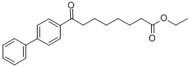 ETHYL 8-(4-BIPHENYL)-8-OXOOCTANOATE Struktur