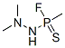 Methyl(2,2-dimethylhydrazino)fluorophosphine sulfide Struktur