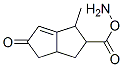 2-Pentalenecarboxylicacid,2-amino-1,2,3,3a,4,5-hexahydro-5-oxo-,methyl Struktur