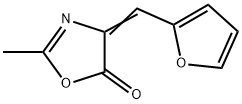 (4E)-4-(2-Furylmethylene)-2-methyl-1,3-oxazol-5(4H)-one Struktur