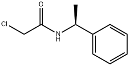 Acetamide, 2-chloro-N-(1S)-1-phenylethyl- Struktur