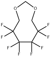 5,5,6,6,7,7,8,8-Octafluoro-1,3-dioxonane Struktur