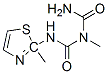 N,2-dimethyl-N'-2-thiazolyl-Imidodicarbonic diamide Struktur