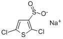 2,5-DICHLOROTHIOPHENE-3-SULFINIC ACID SODIUM SALT Struktur