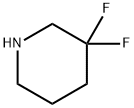 3,3-difluoro-Piperidine Struktur