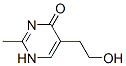 5-(2-Hydroxyethyl)-2-methyl-4(1H)-pyrimidinone Struktur