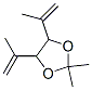 2,2-Dimethyl-4,5-bis(1-methylethenyl)-1,3-dioxolane Struktur