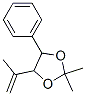 2,2-Dimethyl-4-(1-methylethenyl)-5-phenyl-1,3-dioxolane Struktur