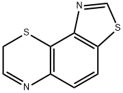 8H-Thiazolo[5,4-h][1,4]benzothiazine(9CI) Struktur