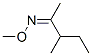 N-Methoxy-3-methylpentane-2-imine Struktur