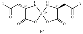 L-Aspartic acid zinc salt Struktur