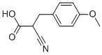 2-CYANO-3-(4-METHOXYPHENYL)PROPIONIC ACID Struktur