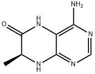 6(5H)-Pteridinone,4-amino-1,7-dihydro-7-methyl-,(7S)-(9CI) Struktur