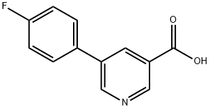 3-(4-FLUOROPHENYL)-5-PYRIDINECARBOXYLIC ACID Struktur