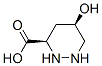 3-Pyridazinecarboxylic acid, hexahydro-5-hydroxy-, (3R,5R)- (9CI) Struktur