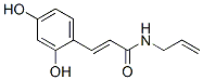 2-Propenamide, 3-(2,4-dihydroxyphenyl)-N-2-propenyl- (9CI) Struktur