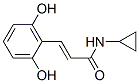 2-Propenamide, N-cyclopropyl-3-(2,6-dihydroxyphenyl)- (9CI) Struktur