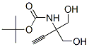 Carbamic acid, [1,1-bis(hydroxymethyl)-2-propynyl]-, 1,1-dimethylethyl ester Struktur