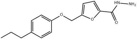 5-[(4-PROPYLPHENOXY)METHYL]-2-FUROHYDRAZIDE Struktur