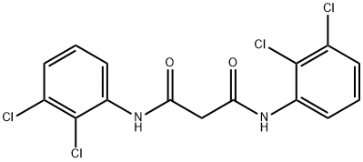 N,N''-BIS-(2,3-DICHLORO-PHENYL)-MALONAMIDE Struktur