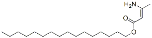 hexadecyl 3-amino-2-butenoate  Struktur