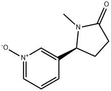 1-methyl-5-(1-oxidopyridin-5-yl)-pyrrolidin-2-one Struktur