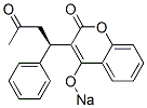 (R)-3-(3-oxo-1-phenylbutyl)-4-sodiooxy-2H-1-benzopyran-2-one Struktur