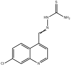 7-Chloro-4-quinolinecarbaldehyde thiosemicarbazone Struktur