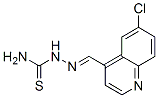 6-Chloro-4-quinolinecarbaldehyde thiosemicarbazone Struktur