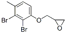 [(dibromo-4-methylphenoxy)methyl]oxirane Struktur