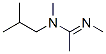 Ethanimidamide, N,N-dimethyl-N-(2-methylpropyl)-, (1E)- (9CI) Struktur