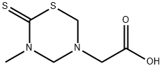 5-Carboxymethyl-3-methyl-2H-1,3,5-thiadiazine-2-thione Struktur