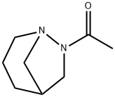 1,7-Diazabicyclo[3.2.1]octane,  7-acetyl-  (9CI) Struktur