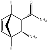 Bicyclo[2.2.1]hept-5-ene-2-carboxamide, 3-amino-, (1R,2S,3R,4S)- (9CI) Struktur