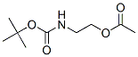 Carbamic acid, [2-(acetyloxy)ethyl]-, 1,1-dimethylethyl ester (9CI) Struktur