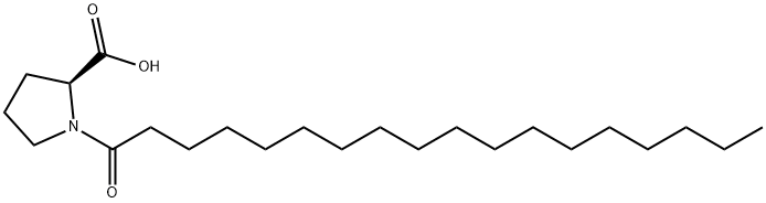 1-(1-oxooctadecyl)-L-proline Struktur