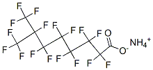 ammonium tetradecafluoro-7-(trifluoromethyl)octanoate  Struktur