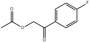 2-(4-fluorophenyl)-2-oxoethyl acetate Struktur